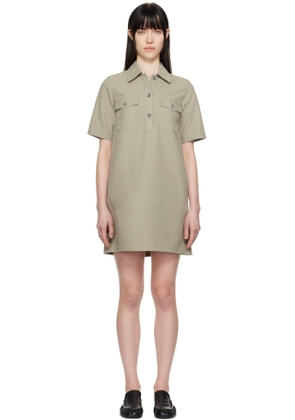 A.P.C. Taupe Selia Minidress