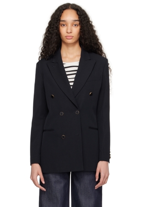 A.P.C. Navy Anastasia Barbieri Edition Corta Blazer