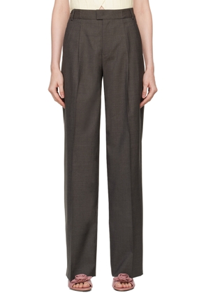 Blumarine Brown Wide Leg Trousers