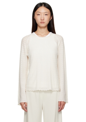 Loulou de Saison Off-White Greta Sweater