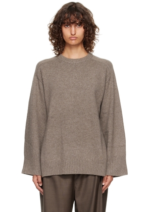 Loulou de Saison Taupe Safi LDS Cashmere Blend Sweater