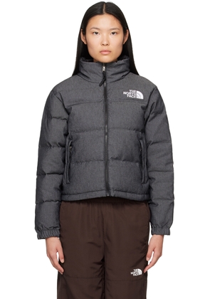 The North Face Black '92 Nuptse Reversible Denim Down Jacket