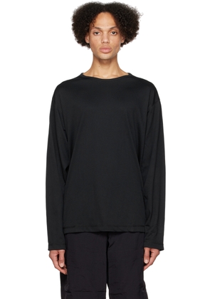 BRYAN JIMENÈZ Black Weight Long Sleeve T-Shirt