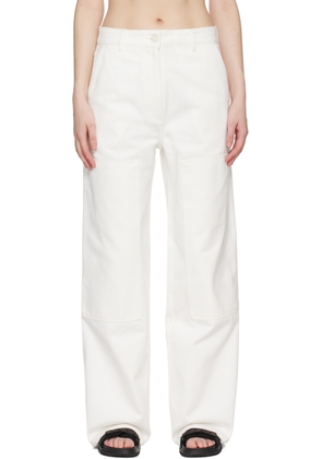 Cecilie Bahnsen White Virginia Trousers