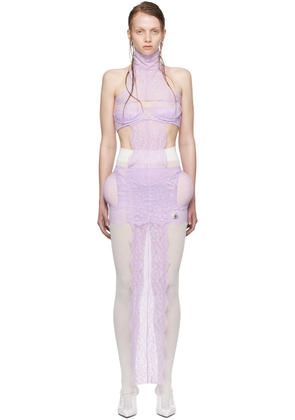 Jean Paul Gaultier Purple Shayne Oliver Edition Minidress