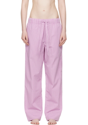 Tekla Pink Poplin Pyjama Pants