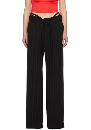 Ottolinger Black Double Fold Trousers
