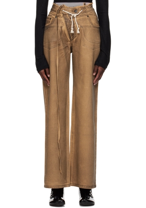 Ottolinger SSENSE Exclusive Orange Jeans