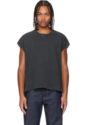 visvim Black Mondo Dual Sweat S/L DMGD Tank Top