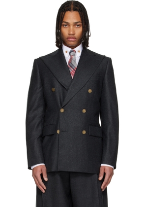 Vivienne Westwood Gray Captain Blazer