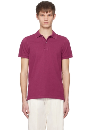 TOM FORD Purple Tennis Polo