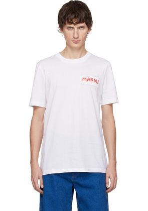 Marni White Crew Neck T-shirt