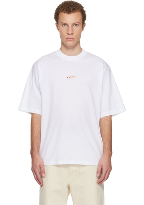 Marni White Organic Cotton T-shirt