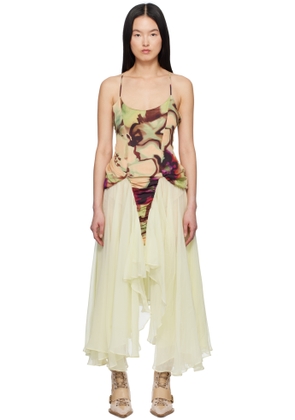 Collina Strada Green Magnolia Maxi Dress