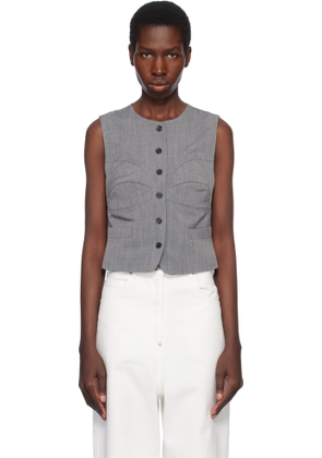 Pushbutton Gray Dummy Shaped Vest