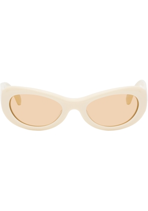 Port Tanger SSENSE Exclusive Beige Khilna Sunglasses
