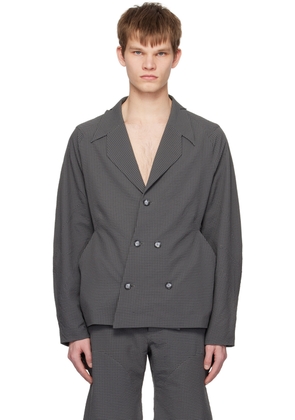 Uncertain Factor Gray Voyager Blazer