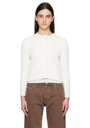 JW Anderson Off-White Cropped Buttoned Cardigan