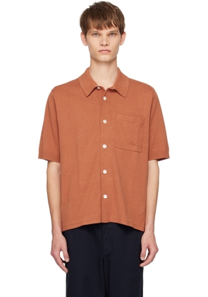 NORSE PROJECTS Orange Rollo Shirt