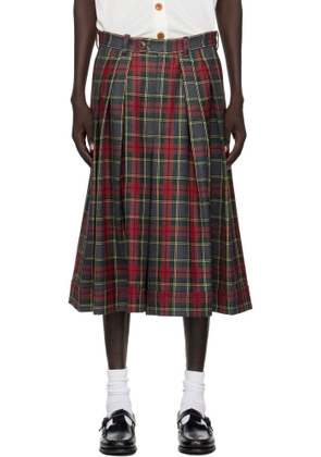 Vivienne Westwood Red & Green Culottes Shorts