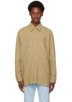 Nanushka Khaki Damir Shirt