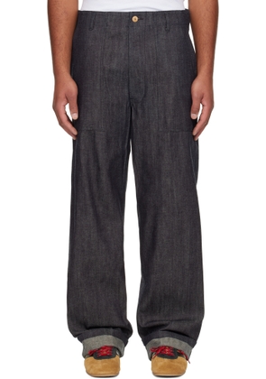 visvim Navy Benning Jeans