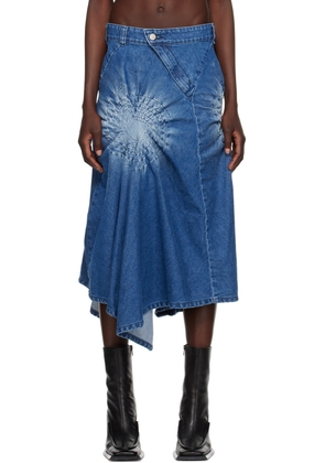 Masha Popova Blue Drift Skirt