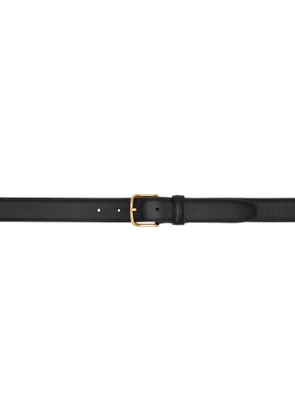 The Row Black Classic Belt