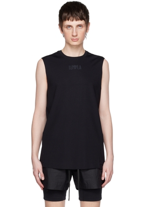 Templa Black Cross Back Tank Top