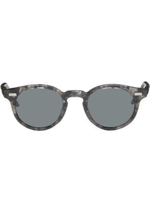 Thom Browne Gray Acetate Round Sunglasses