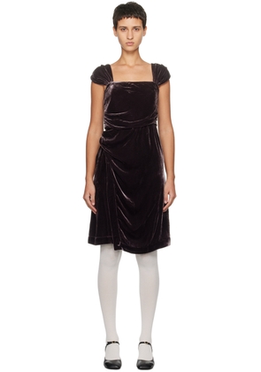 Caro Editions Brown Sophie Midi Dress