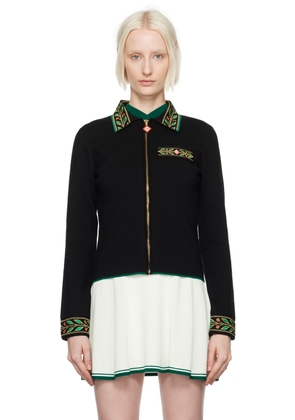 Casablanca Black Laurel Jacket