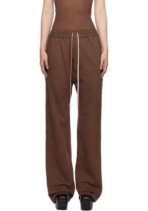 Rick Owens DRKSHDW Brown Porterville Pusher Lounge Pants