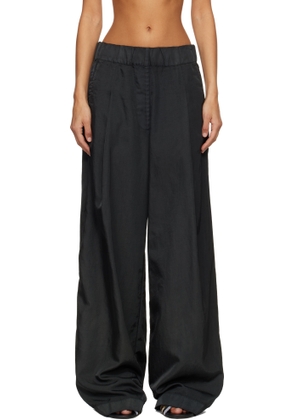 Dries Van Noten Green Overdyed Trousers