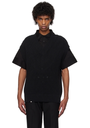 C2H4 Black Uniformity Knit Vest