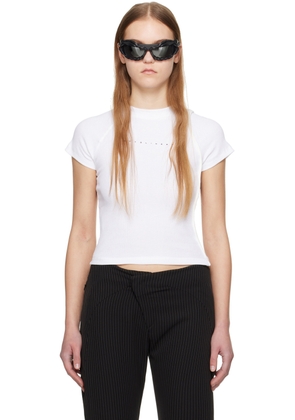 Ottolinger White Deconstructed T-Shirt