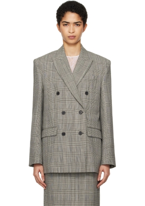 WARDROBE.NYC Black & White Double Breasted Blazer