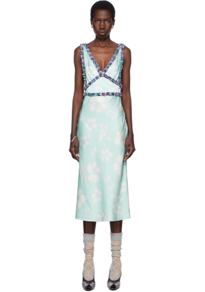 Julie Kegels SSENSE Exclusive Blue Donna Midi Dress