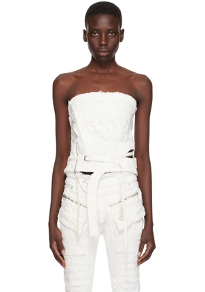 Ottolinger White Belt Denim Tank Top
