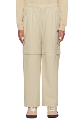 Dime Beige Zip Off Trousers