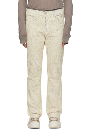 Rick Owens Off-White Hollywood Headon Utility Jeans