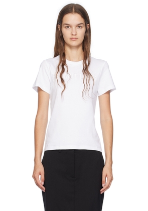 Helmut Lang White Slim Logo T-Shirt