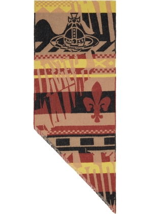 Vivienne Westwood Brown Two Point Scarf