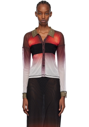 Ottolinger Multicolor Semi-Sheer Polo