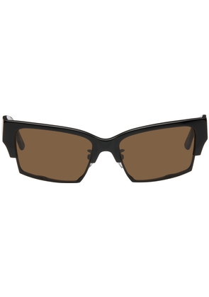 Eckhaus Latta SSENSE Exclusive Black 'The Club' Sunglasses