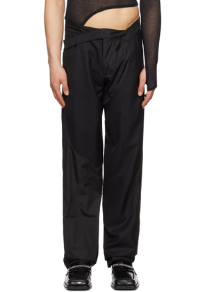 Mainline:RUS/Fr.CA/DE Black Jules Trousers