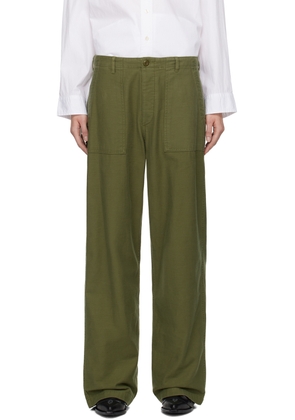 R13 Green Utility Trousers