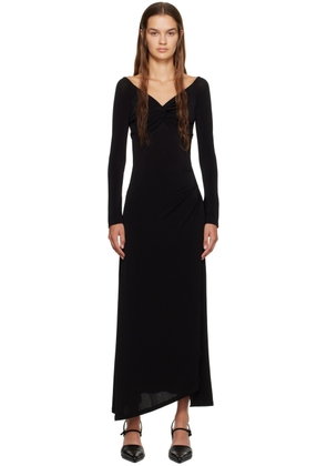 Han Kjobenhavn Black Off-Shoulder Midi Dress