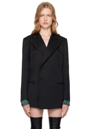 MM6 Maison Margiela Black Tailored Blazer