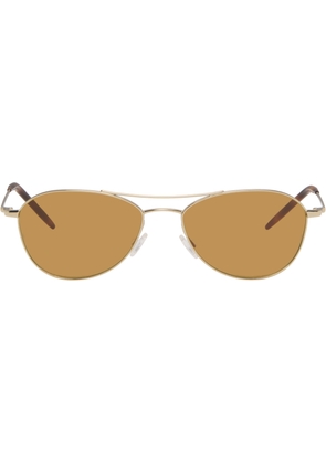 Oliver Peoples Gold Aero II Sunglasses